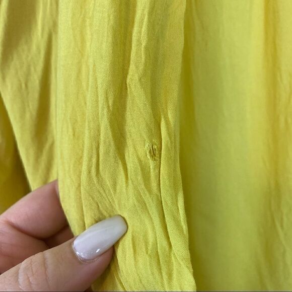 Zara Woman sheer deep V crossover blouse - Picture 3 of 7